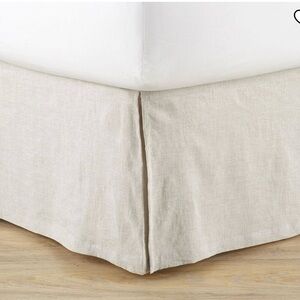Pottery Barn Cream bed skirt